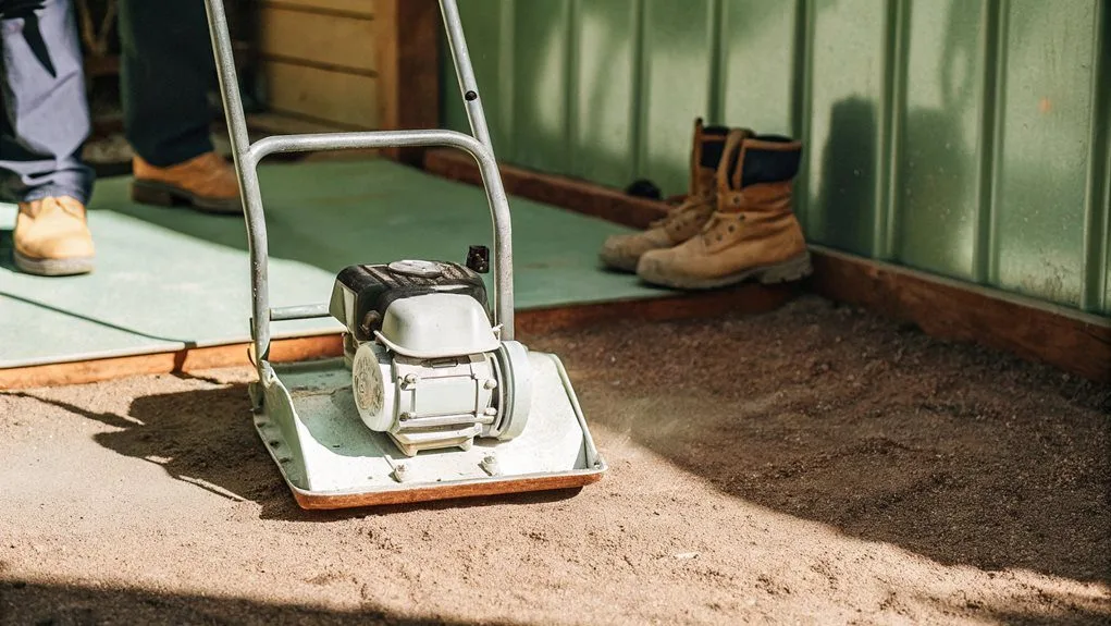 easy diy plate compactor operation
