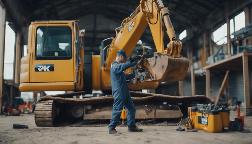 heavy equipment servicing process