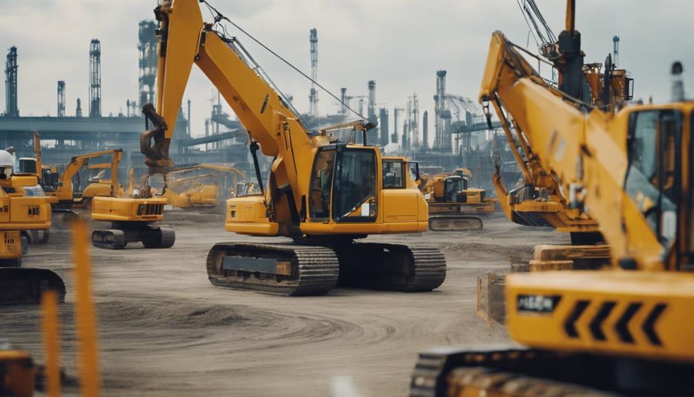 hiring heavy machinery plants