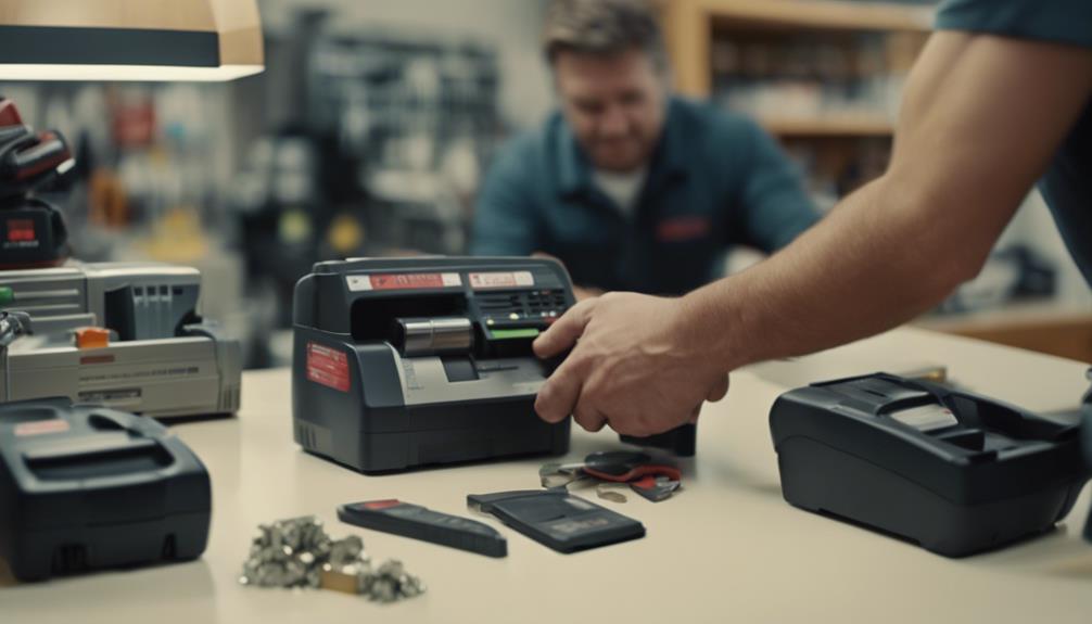 power tool rental fees