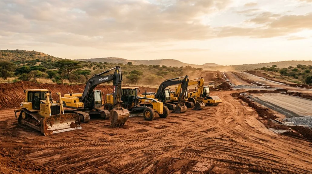 road project equipment selection