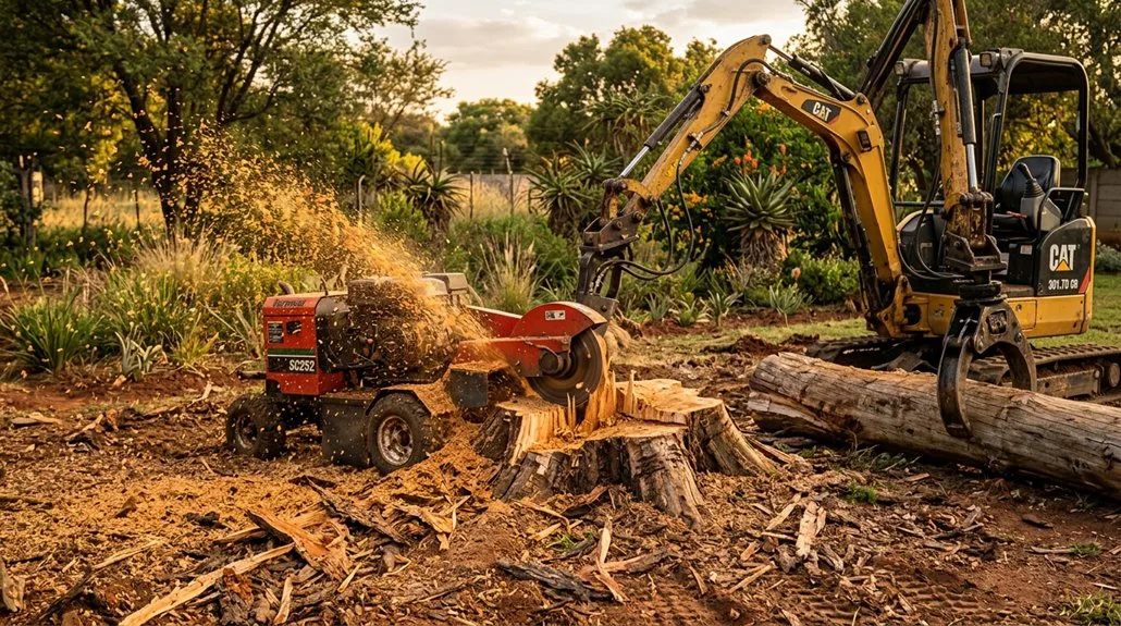 stump grinding versus tree removal