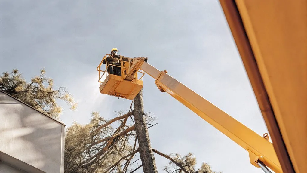 tree trimming boom lift