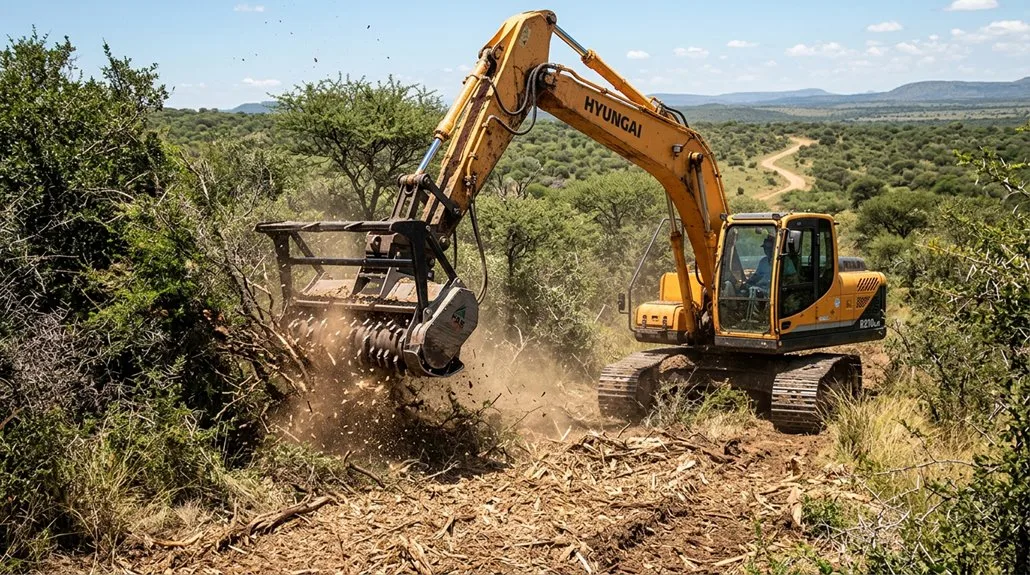 vegetation clearing equipment hire